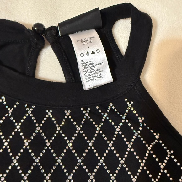 Harley-Davidson Black Tank with Rhinestone Wing Graphic - Picture 3 of 4